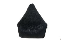 Iron Cloud Black Fur Inflatable Chair - Big Mouth