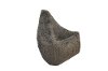 Iron Cloud Gray Fur Inflatable Chair - Big Mouth