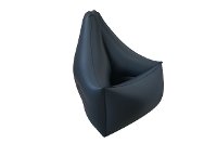 Iron Cloud Gray Fur Inflatable Chair - Big Mouth-5