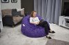 Iron Cloud Purple Fur Inflatable Chair - Galaxy