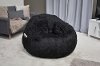 Iron Cloud Black Fur Inflatable Chair - Galaxy