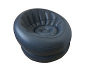 Iron Cloud Purple Fur Inflatable Chair - Papasan-6