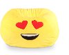 GoMoji Heart Eyes Emoji Bean Bag Chair