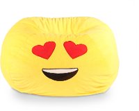 GoMoji Heart Eyes Emoji Bean Bag Chair