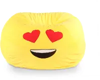 GoMoji Heart Eyes Emoji Bean Bag Chair
