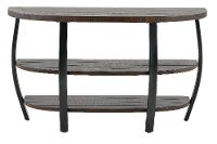 Homestead Rustic Tobacco Brown Sofa Table