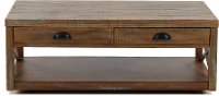 Weathered Brown Rustic Coffee Table - Durango