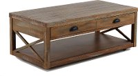 Weathered Brown Rustic Coffee Table - Durango-2