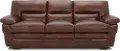 Chesapeake Cognac Brown Leather Sofa
