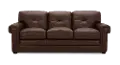 Derrick Brown Leather Sofa