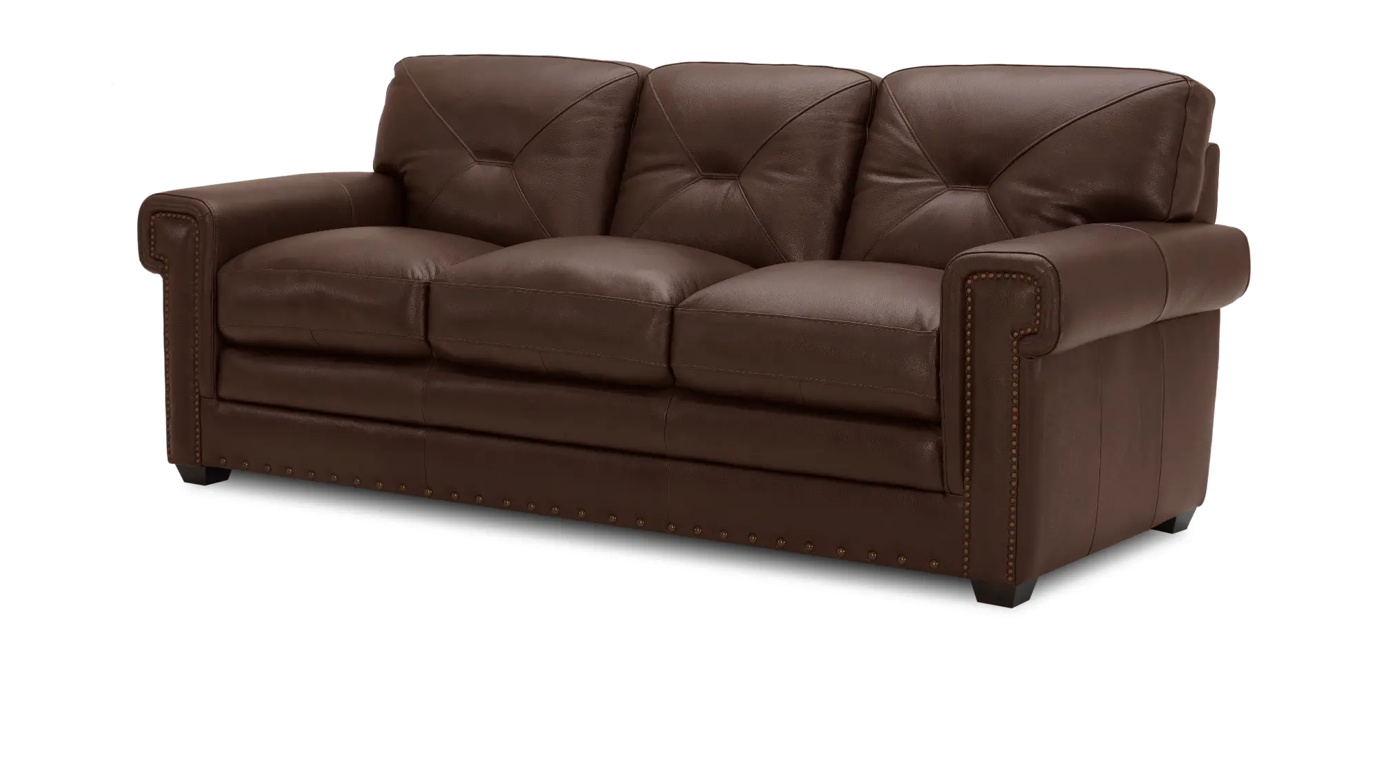 Derrick Brown Leather Sofa-2
