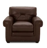 Derrick Brown Leather Chair