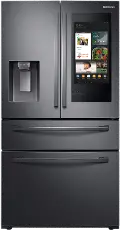 RF28R7551SG Samsung 28 cu ft 4 Door Refrigerator - Black Stainless Steel