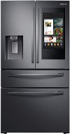 RF28R7551SG Samsung 4 Door French Door Smart Refrigerator with Connected Touchscreen Family Hub - 28 cu. ft., 36 Inch Black Stainless Steel