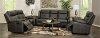Domino Carbon Gray 6 Piece Reclining Living Room Set