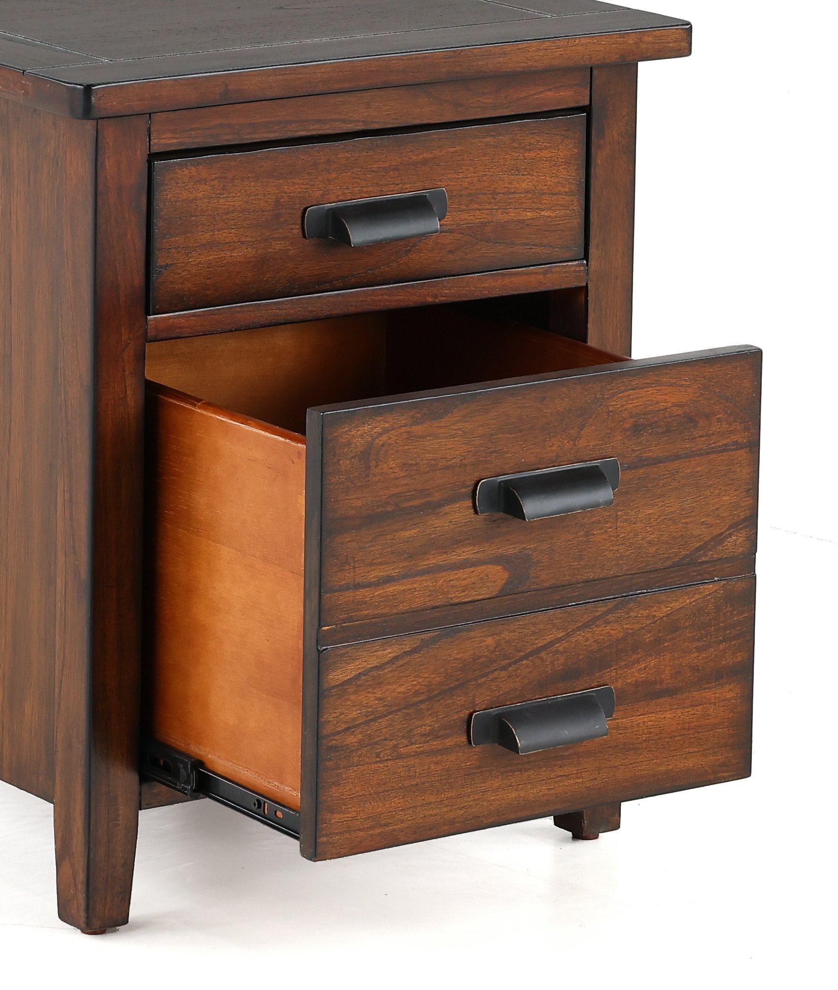 Country Roads Classic Chestnut Brown File Cabinet-2