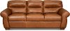 CC05 DC Contemporary Whiskey Brown Leather Sofa - Jameson