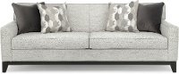 Olivia Contemporary Pearl Gray Sofa