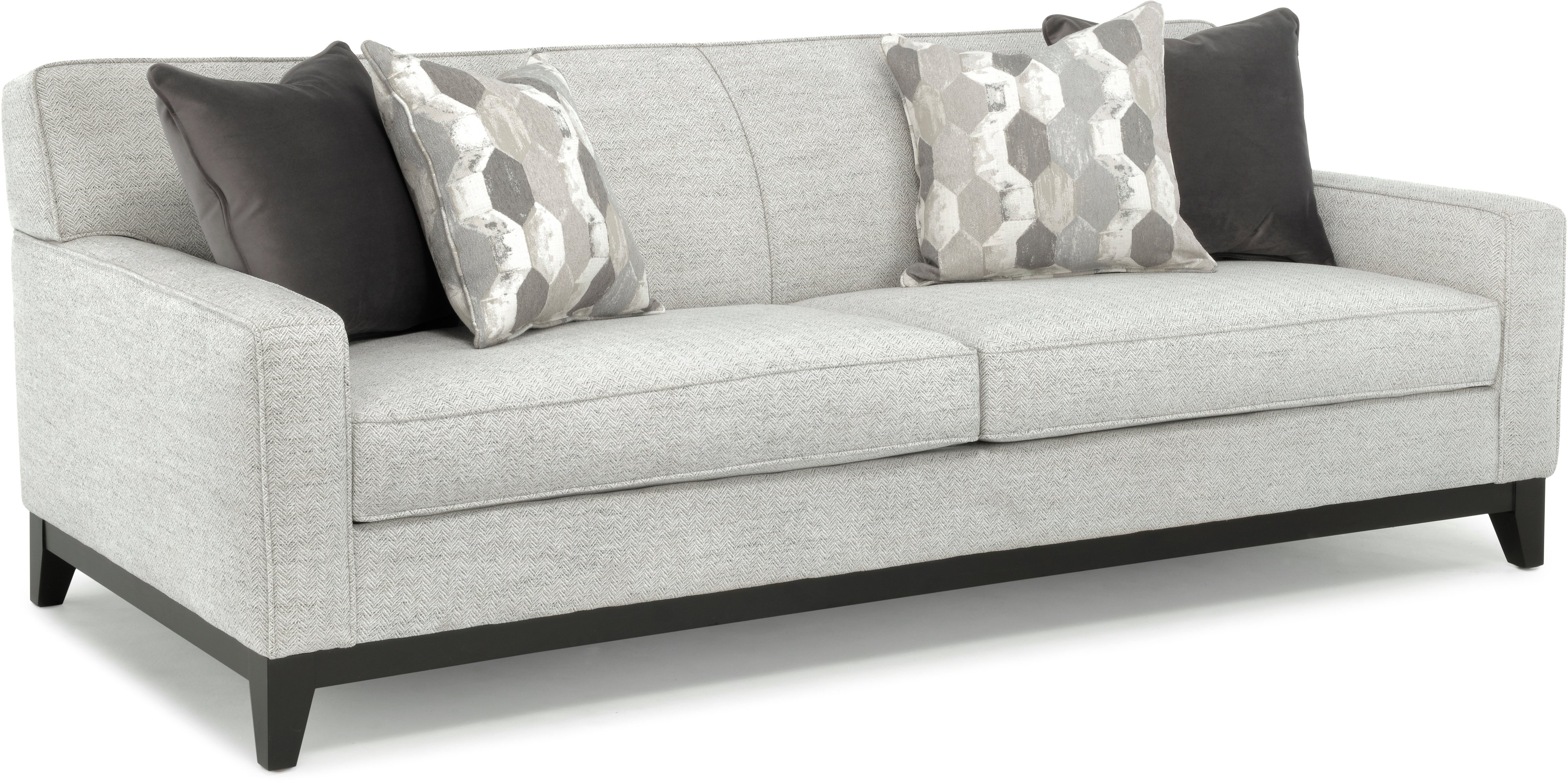Olivia Contemporary Pearl Gray Sofa-2