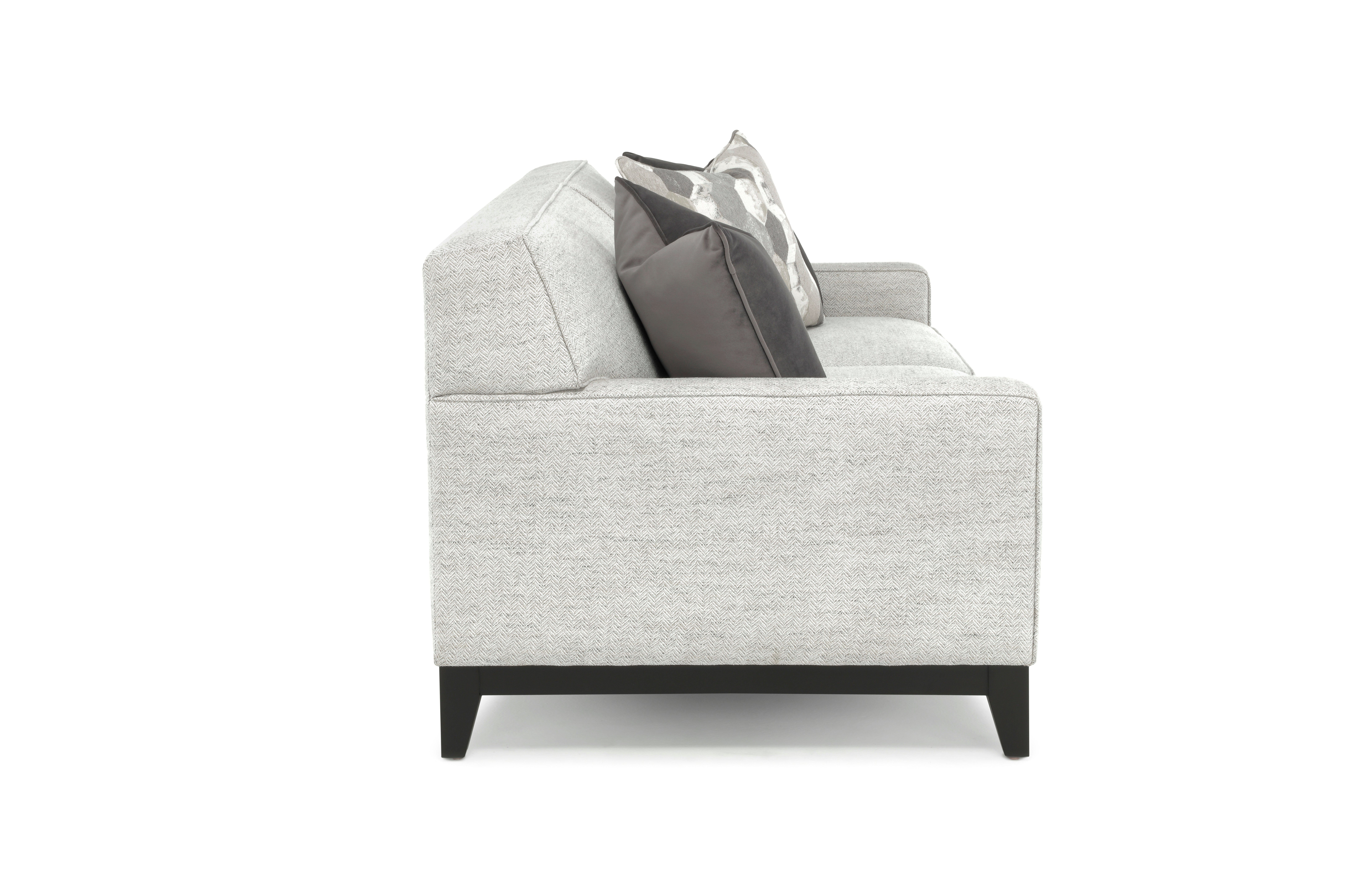 Olivia Contemporary Pearl Gray Loveseat-3