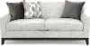 Olivia Pearl Gray Loveseat