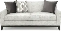 Olivia Pearl Gray Loveseat