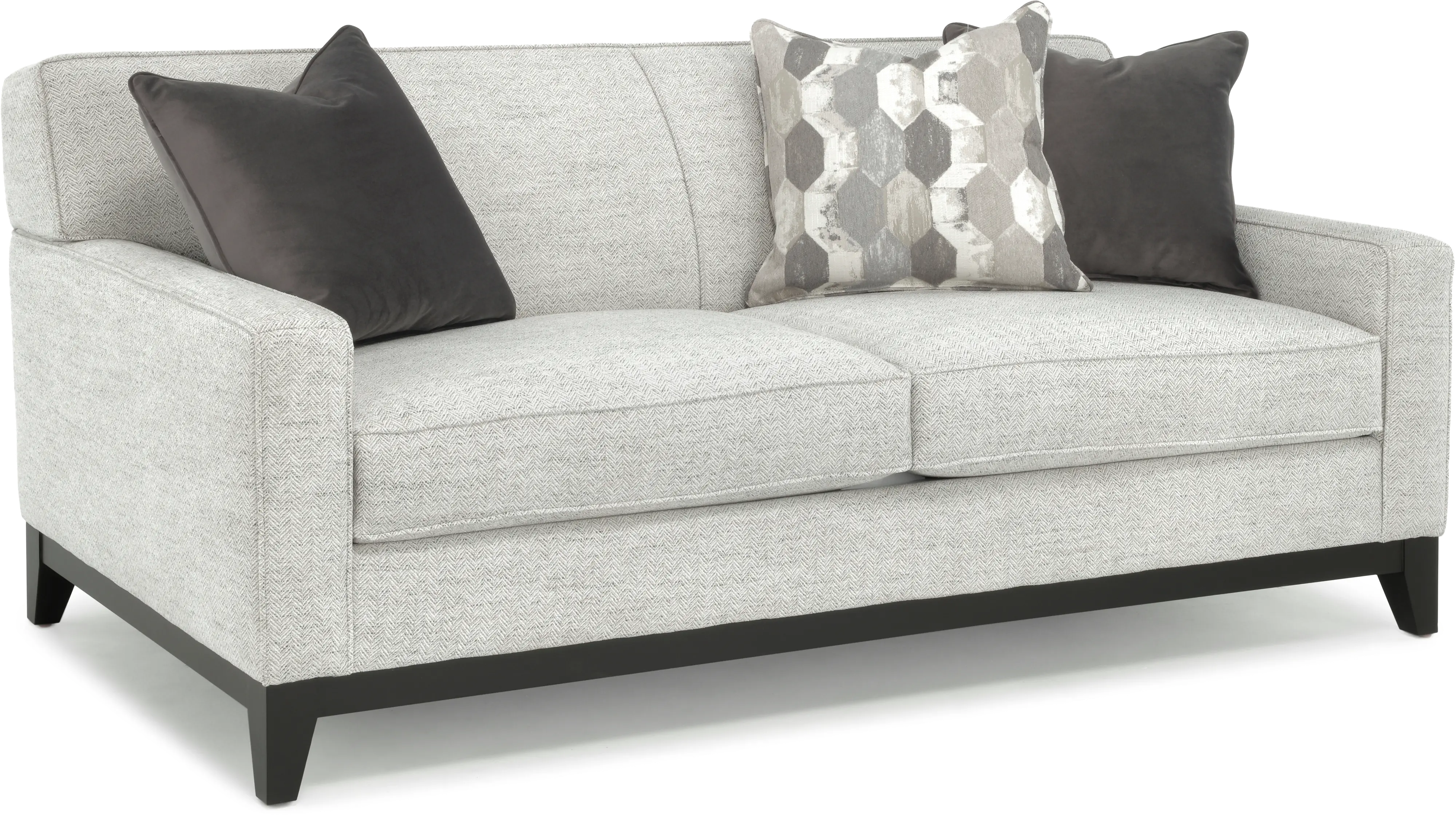 Olivia Pearl Gray Loveseat-2