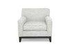Contemporary Pearl Gray Chair - Olivia