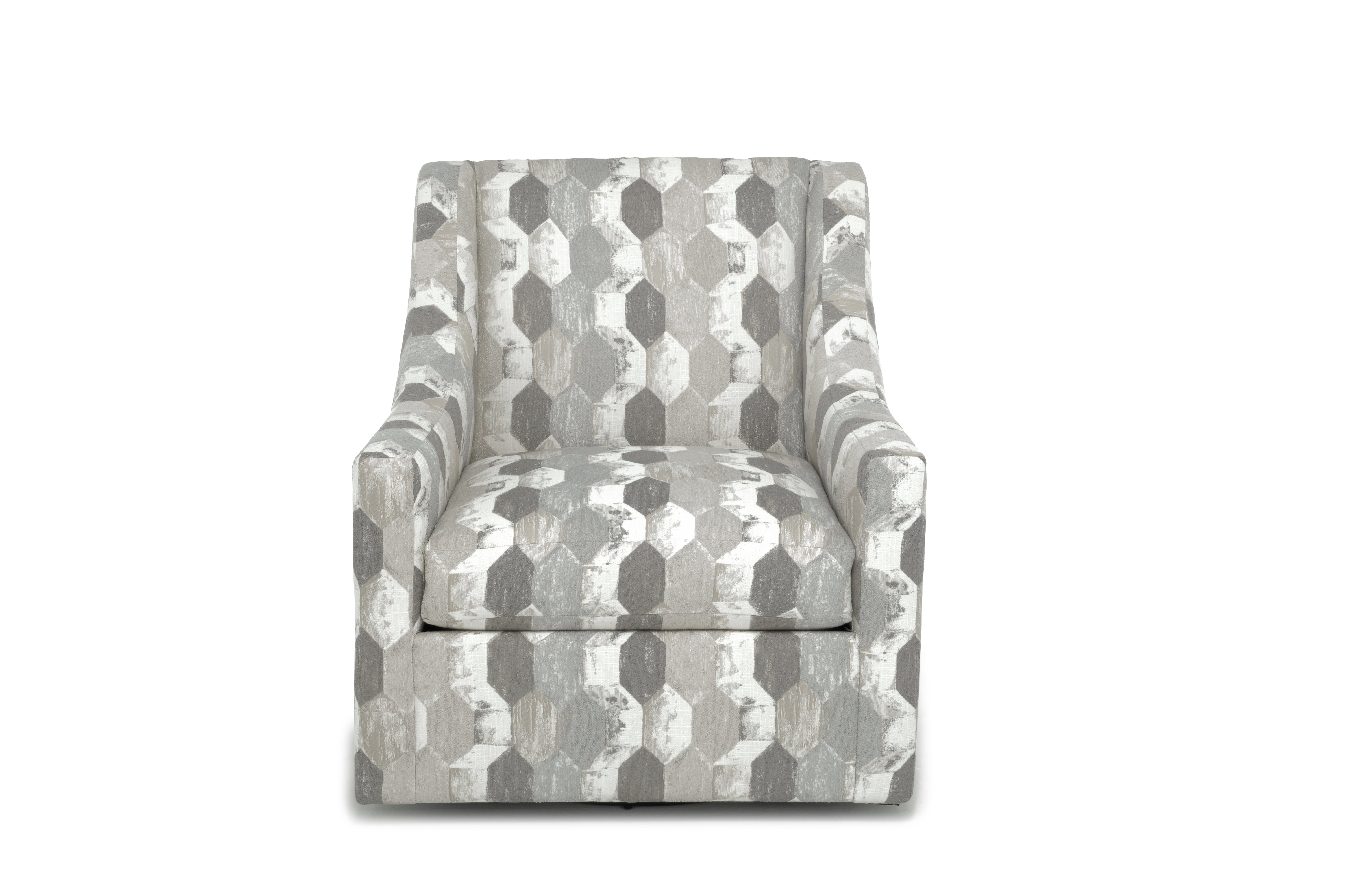 Olivia Contemporary Driftwood Gray Accent Chair-1