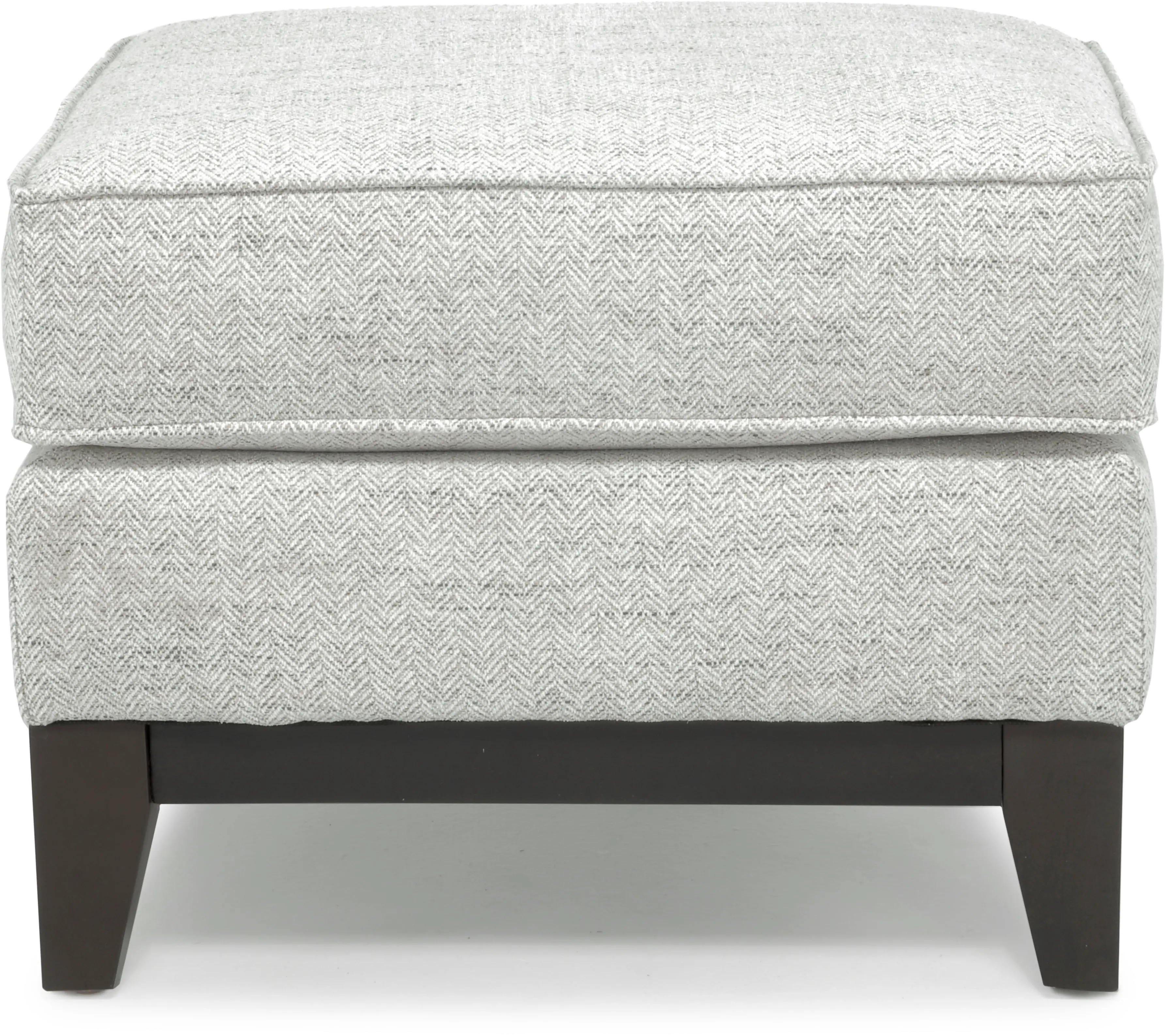 Olivia Contemporary Pearl Gray Ottoman-1