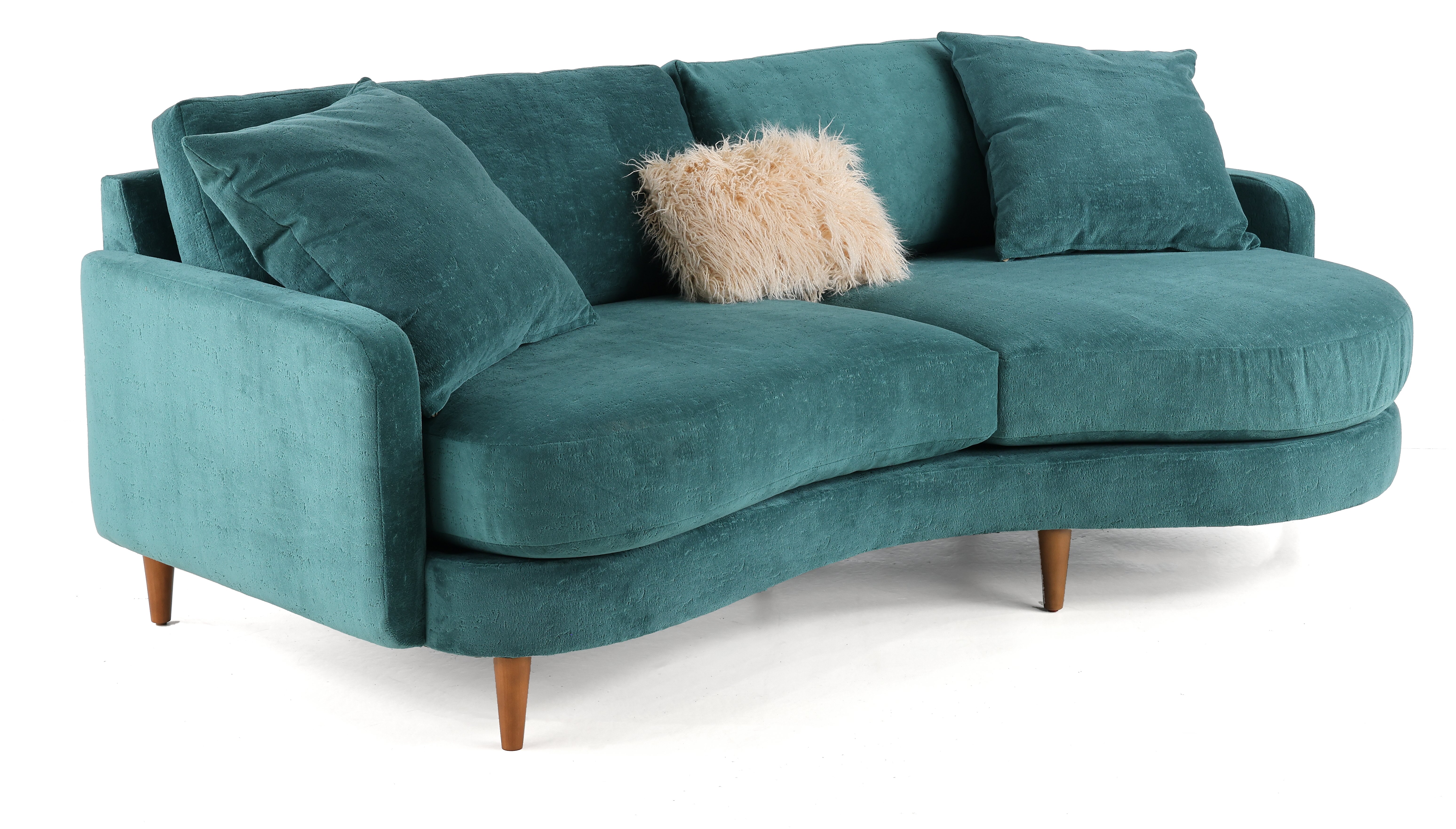 S102170RFX Colette Modern Jasper Blue Estate Sofa-2