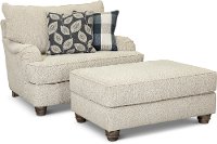 Traditional Oatmeal Beige Chair - Waco-2
