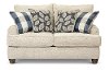 Traditional Oatmeal Beige Loveseat - Waco