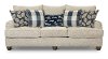 Traditional Oatmeal Beige Sofa - Waco