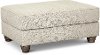 Traditional Oatmeal Beige Ottoman - Waco