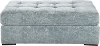 Modern French Blue Ottoman - Noah