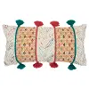 Multi Color, Red and Green Throw Pillow