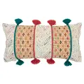 Multi Color, Red and Green Throw Pillow