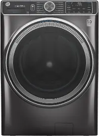 GFW850SPNDG GE Smart Front Load Steam Washer with SmartDispense - 5.0 cu. ft. Capacity Diamond Gray