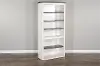 White Country Open Bookcase - Carriage House