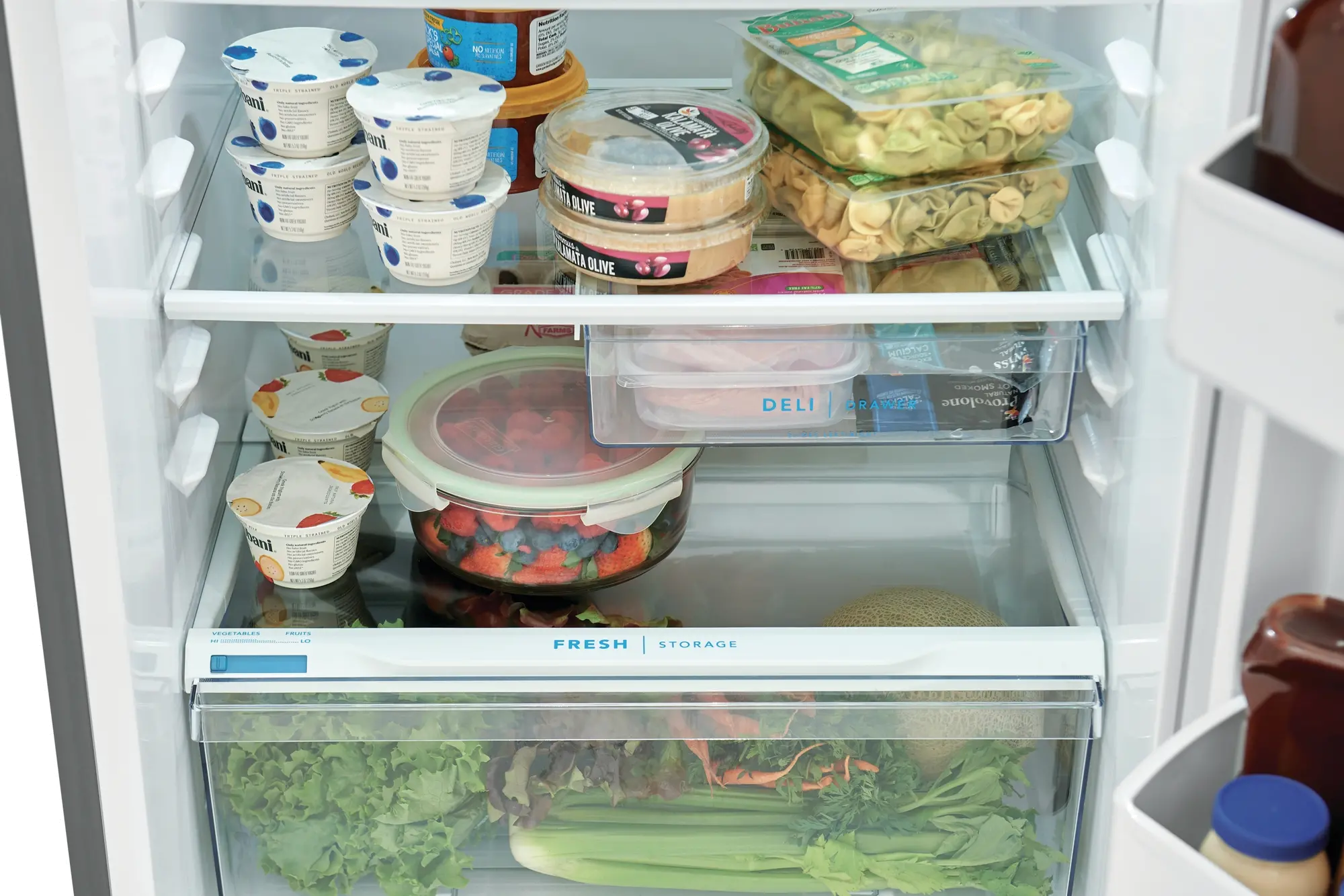 FFHT1425VV Frigidaire 13.9 cu ft Top Freezer Refrigerator - 28 W Brushed Steel-4