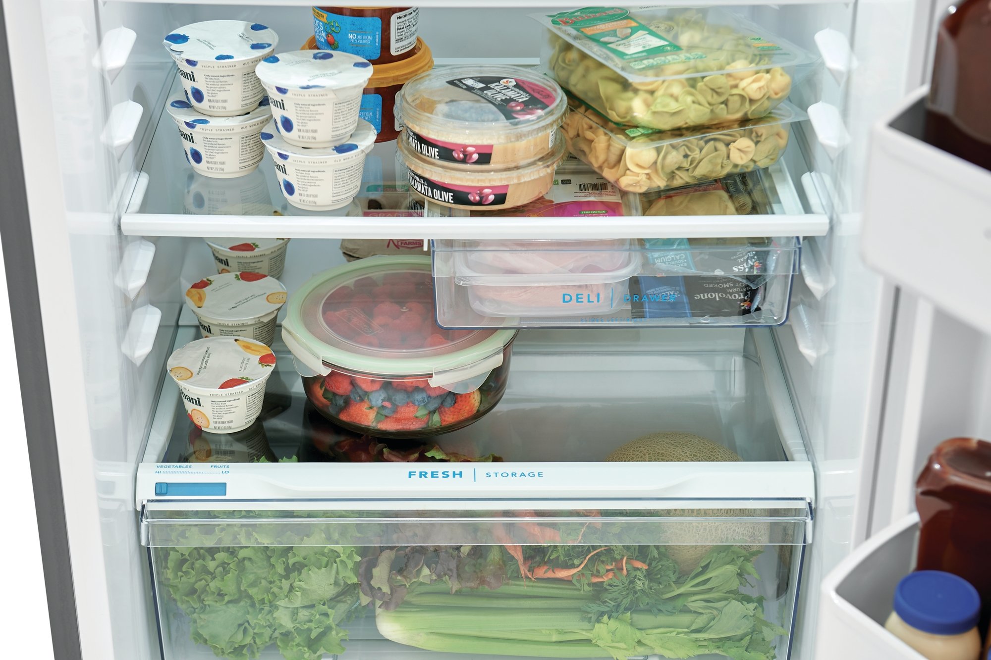 FFHT1425VV Frigidaire 28 Inch Top Freezer Refrigerator - 13.9 cu. ft., Brushed Steel-4