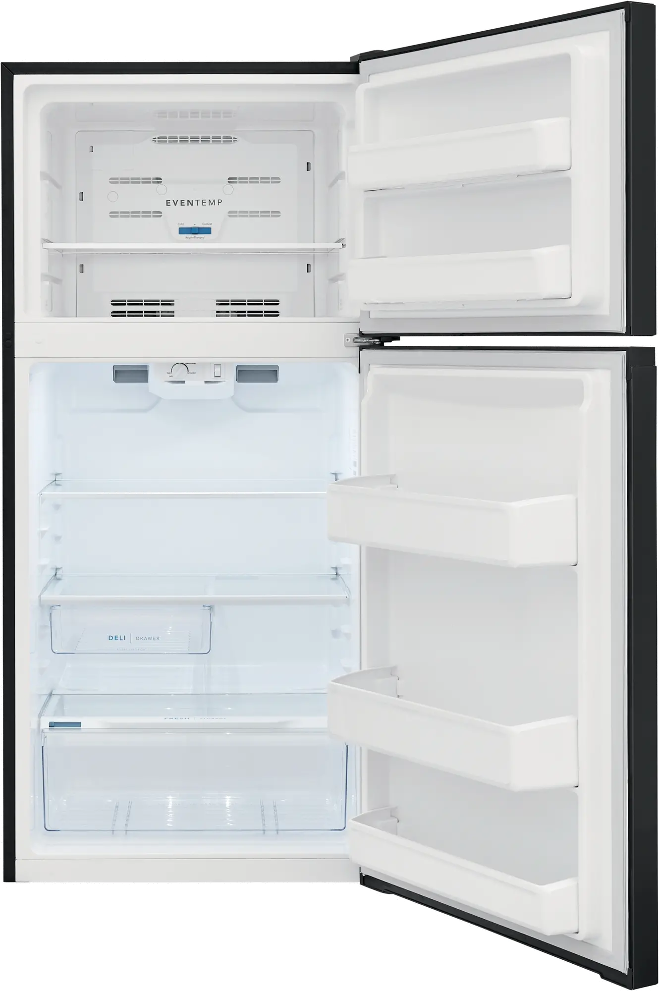 FFHT1425VB Frigidaire 13.9 cu ft Top Freezer Refrigerator - 28 W Black-3