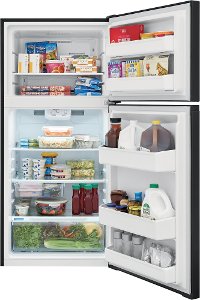 FFHT1425VB Frigidaire 28 Inch Top Freezer Refrigerator - 13.9 cu. ft., Black-2