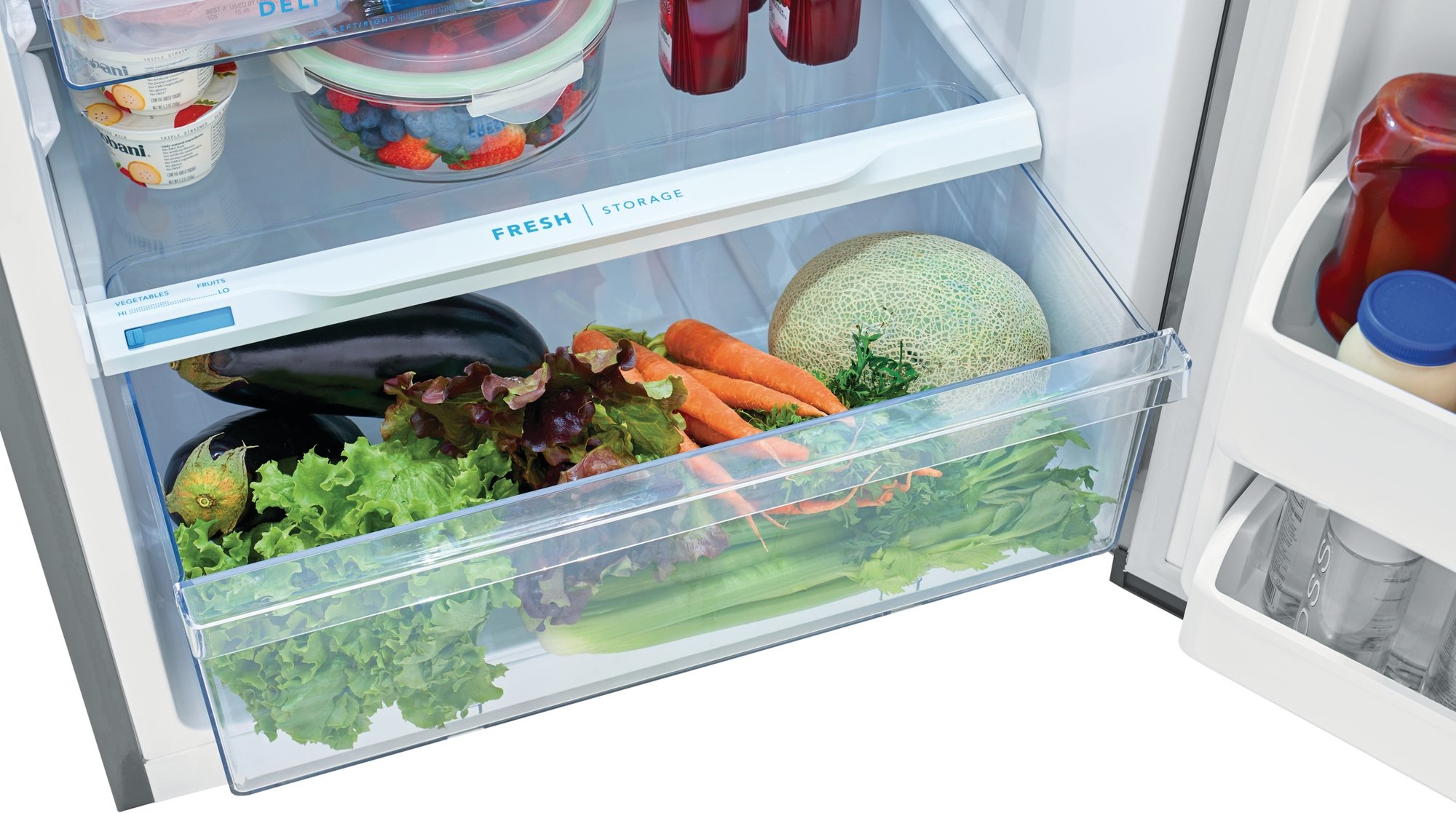 FFHT1425VB Frigidaire 28 Inch Top Freezer Refrigerator - 13.9 cu. ft., Black-4