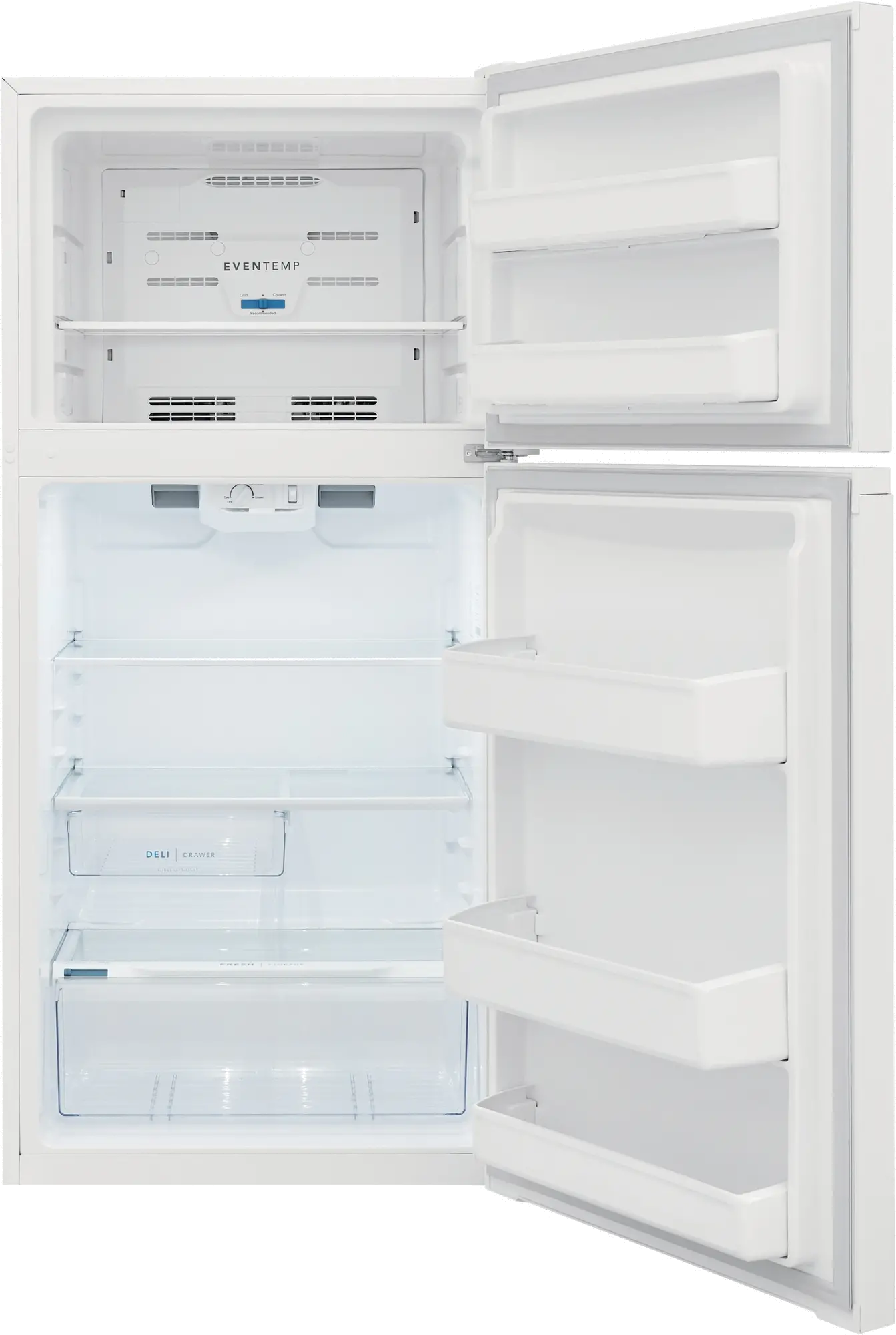 FFHT1425VW Frigidaire 13.9 cu ft Top Freezer Refrigerator - 28 W White-3