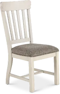Country White Upholstered Dining Room Chair - Drake