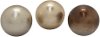 Assorted 5 Inch Copper, Beige or Cream Ceramic Orb