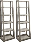 Pure Modern Bookcase Piers Pair - Modern