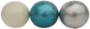 Clearance Assorted 5 Inch Blue, Silver or Cream Ceramic Orb